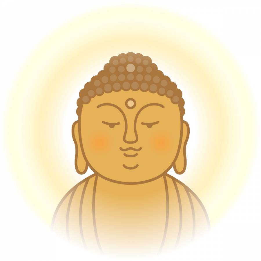 佛站在梦枕头上