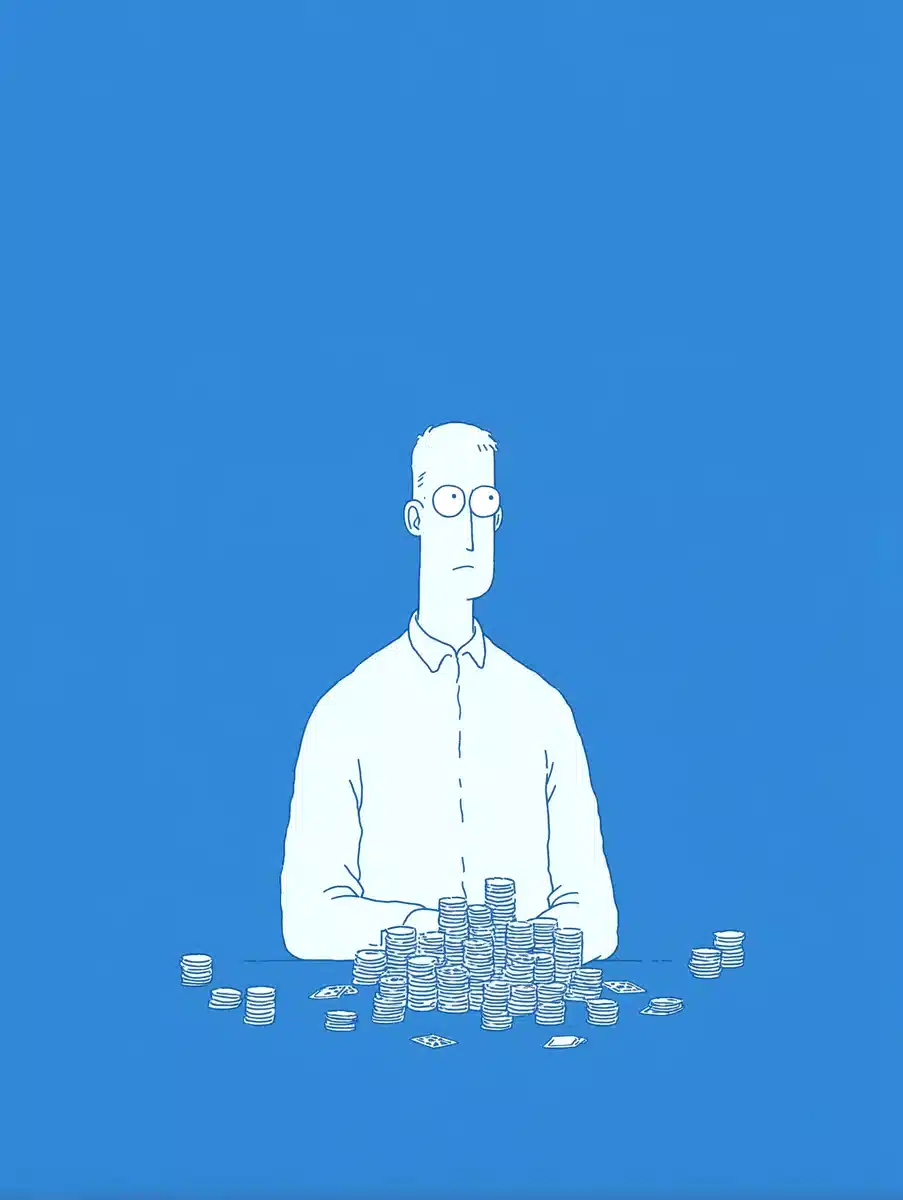 Poker in Graphic Style Midjourney提示词