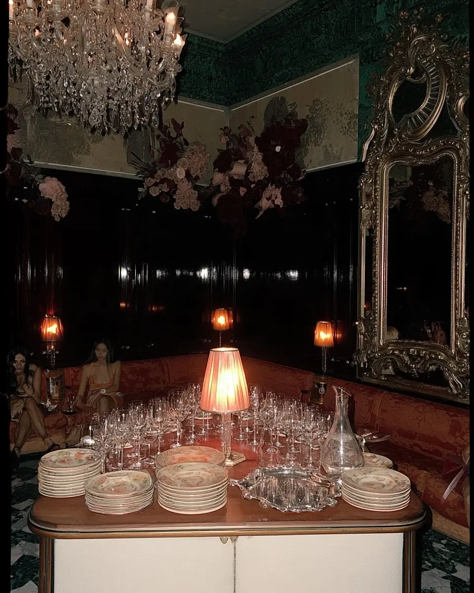 Vintage Ornate Bar Photo Midjourney提示词