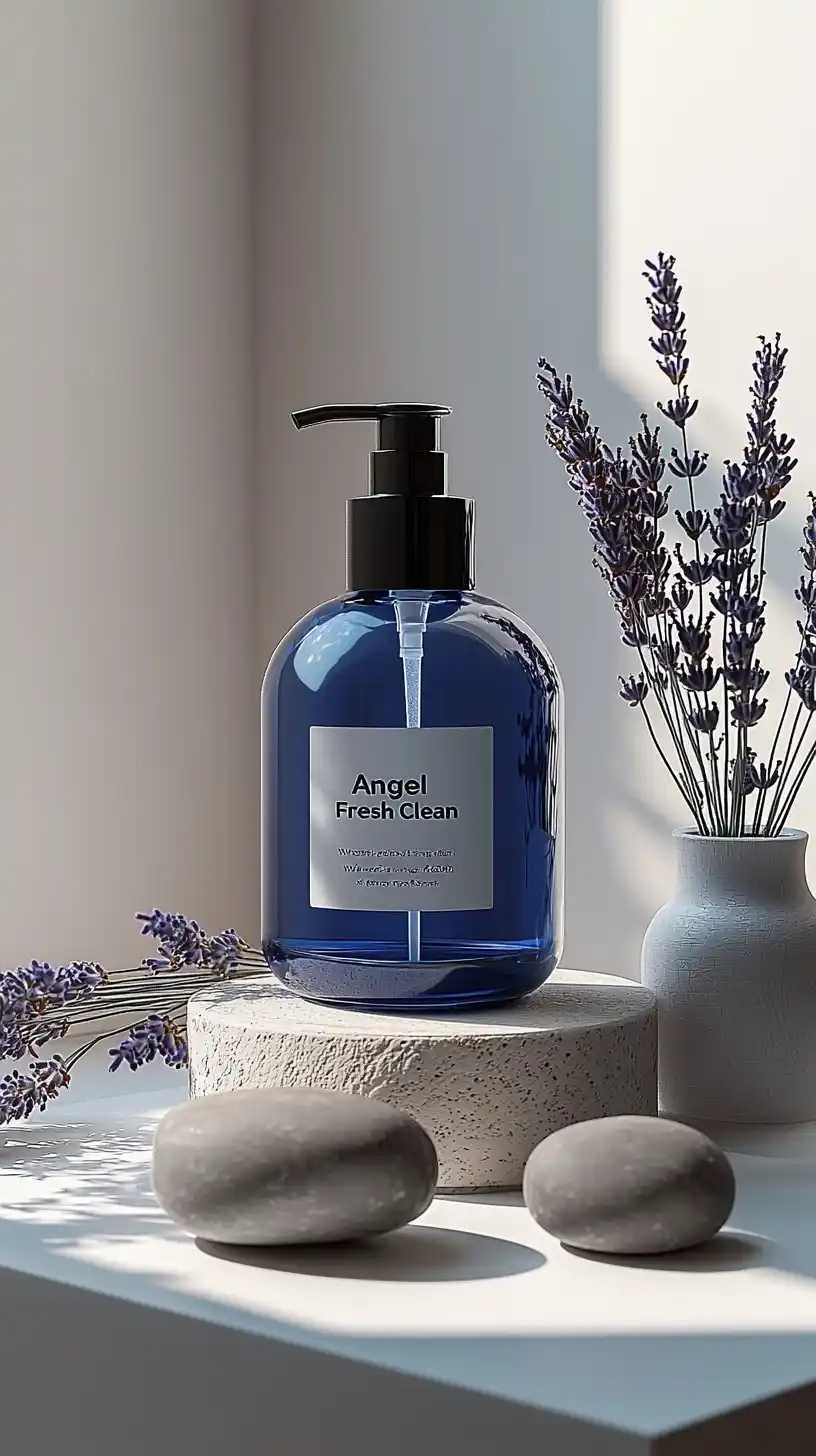 Hyper-Realistic Body Wash Scene Midjourney提示词