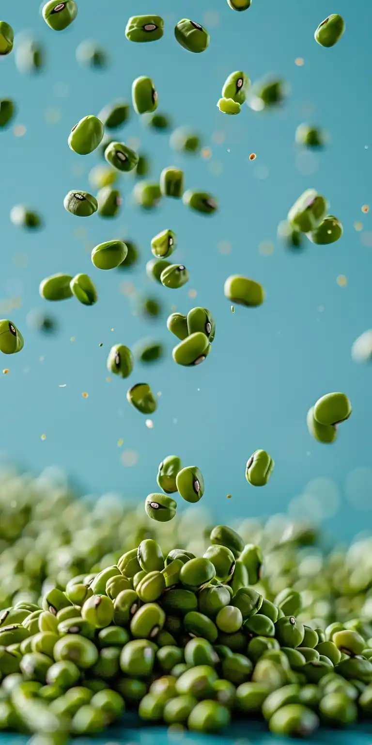 Realistic Mung Beans Photograph Midjourney提示词