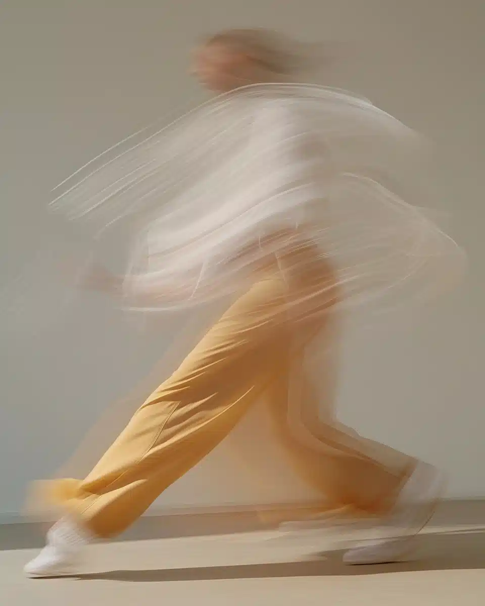Vintage Dance Motion Blur Midjourney提示词