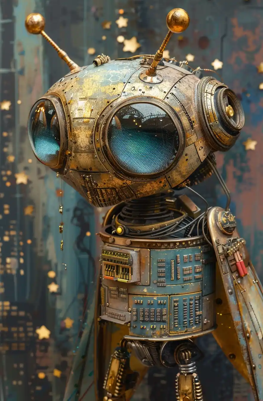 Binary Ant Cityscape Ultra Midjourney提示词