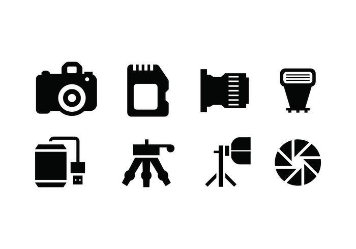 摄影工具矢量图标