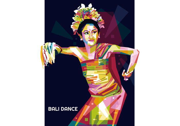 巴厘岛舞蹈传染媒介WPAP