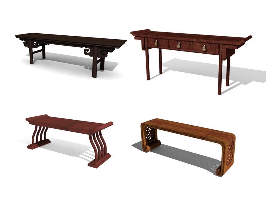 3D中式家具系列6(带材质)