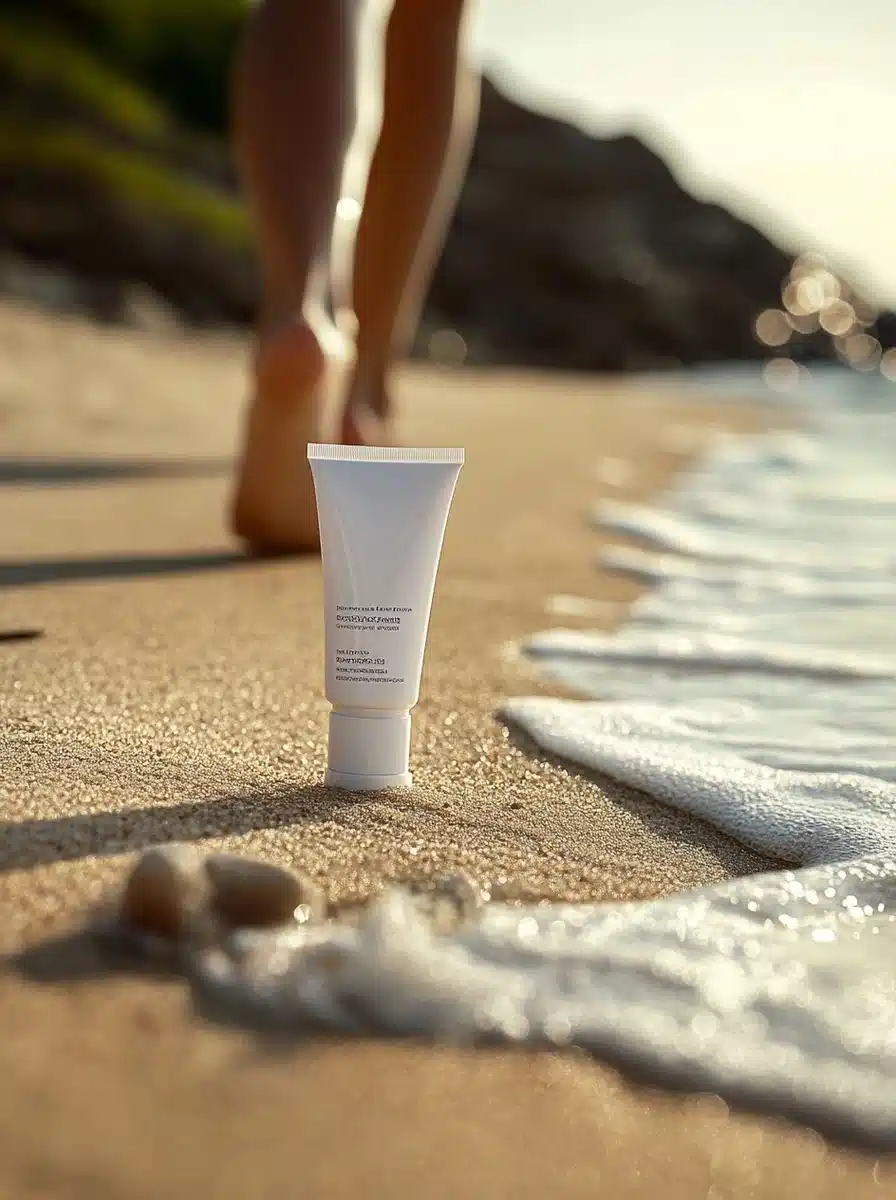 Realistic Foot Cream Banner Midjourney提示词