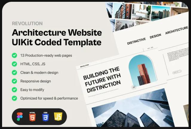 Revolution Architecture or Real estate website template