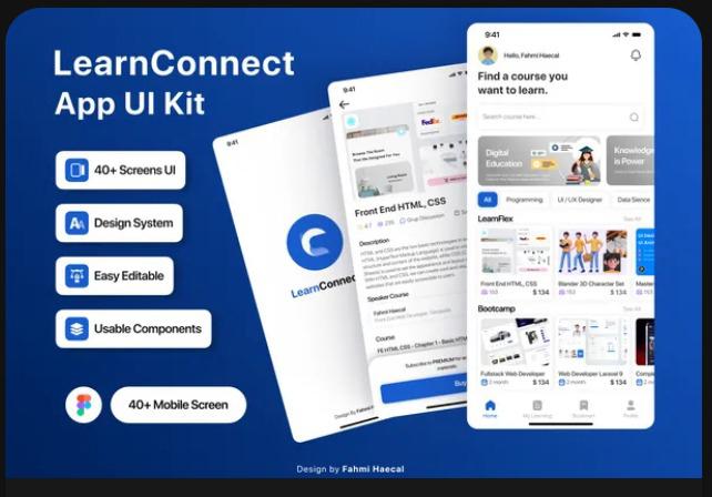 LearnConnect - Mobile App UI Kit