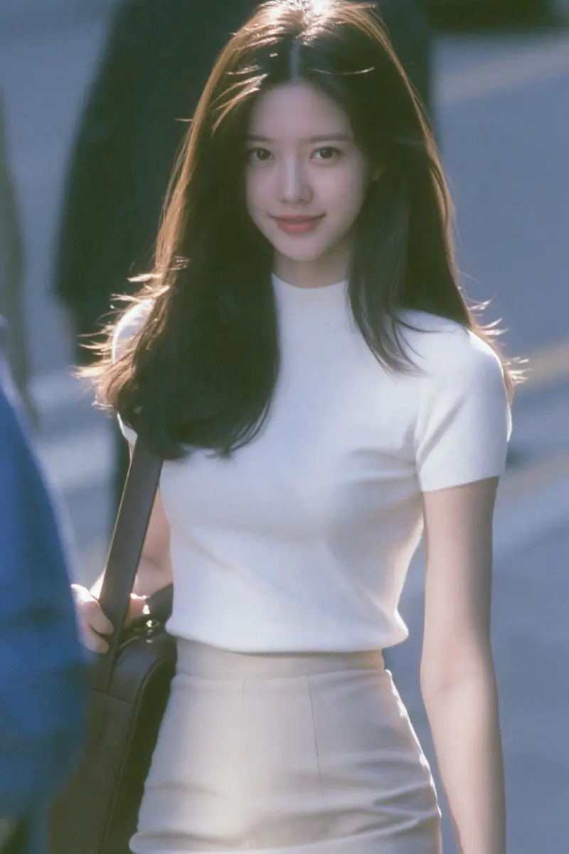 East Asian Street Portrait Midjourney提示词