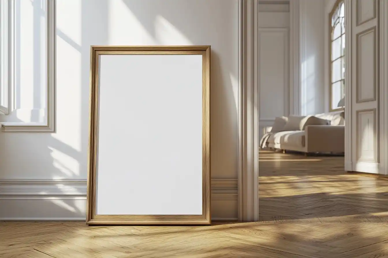Elegant Poster Mockup Interior Midjourney提示词
