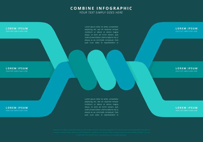 结合力量Infographic模板