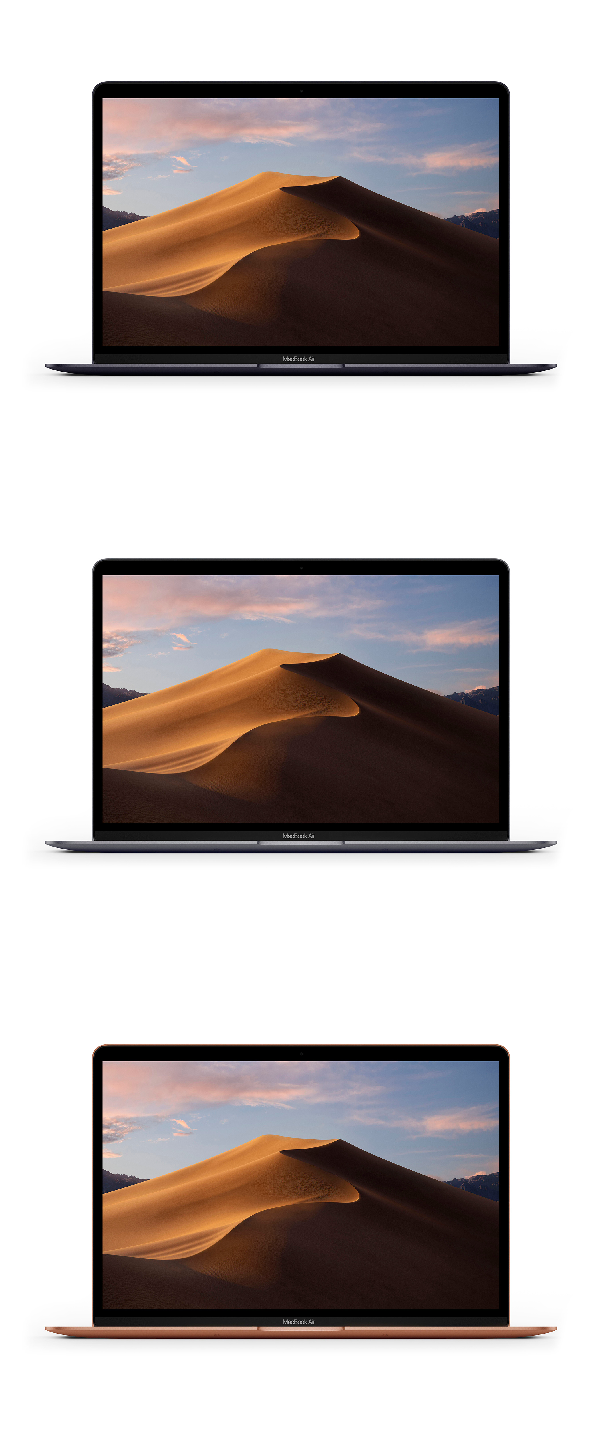 12前视图Apple设备样本适用于Photoshop。，12 Apple样机