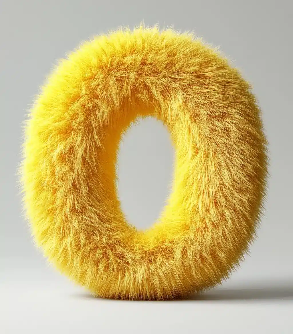 Honeycore Yellow Fluffy O Midjourney提示词
