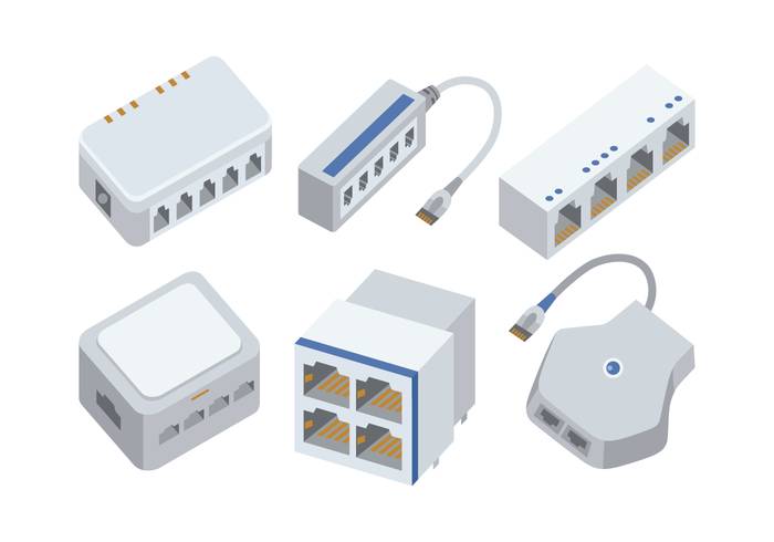 RJ45 S-Bus电缆矢量包