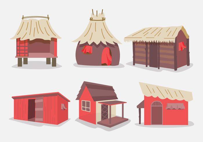 小屋矢量