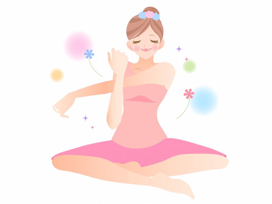 拉伸/饮食/体操/女性