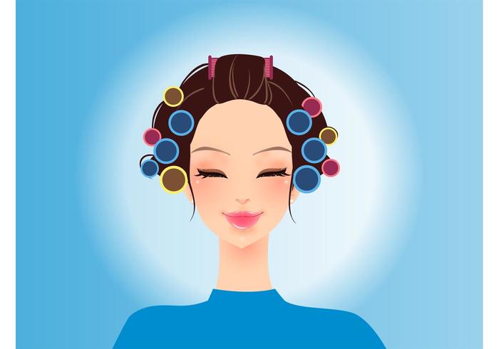 美丽的女孩矢量