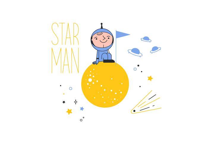 免费Starman矢量