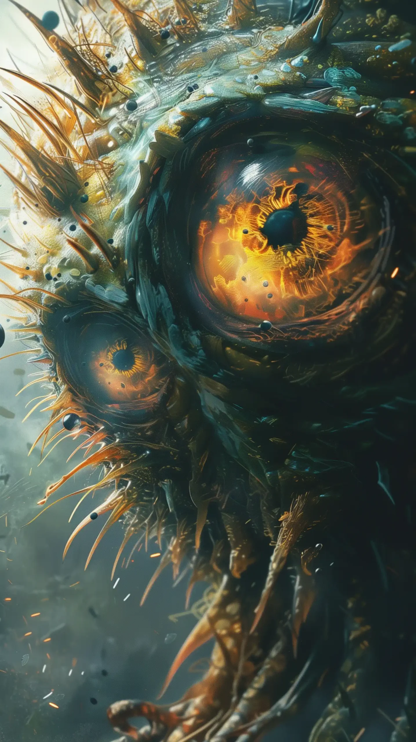 Stylized Monster Portrait Midjourney提示词