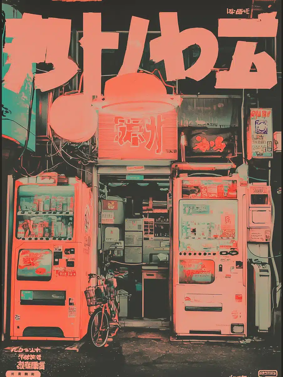 Cyber-Life Poster Design Midjourney提示词