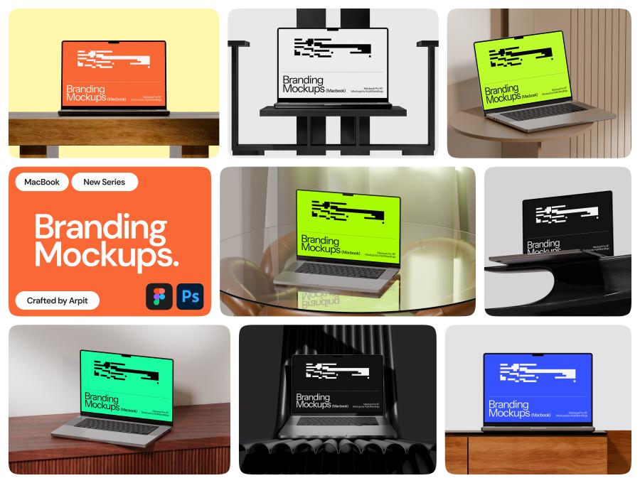 Branding Mockups - Macbook Pro