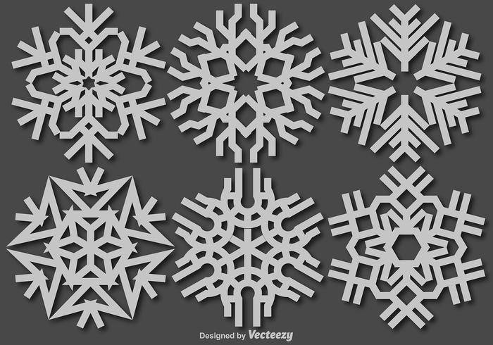 矢量雪花图标