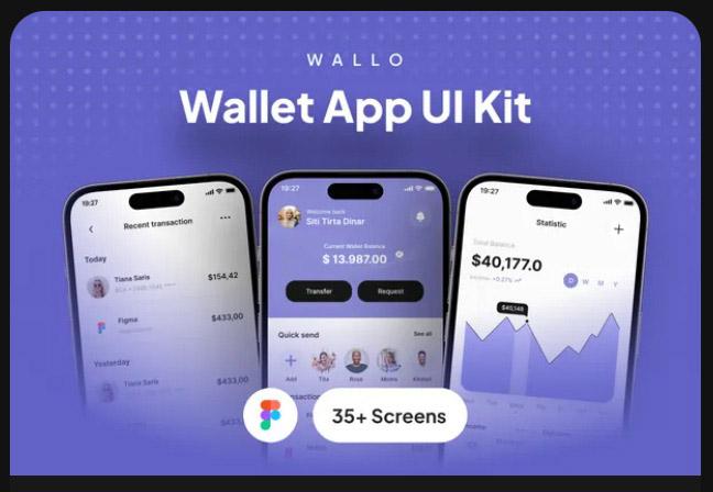 Wallo - Wallet App UI Kit