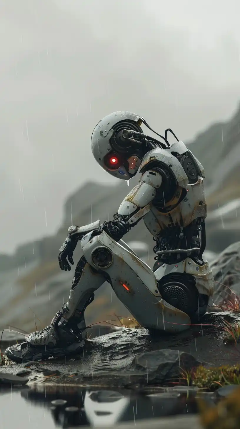 Brooding Robot – AR 916 Midjourney 提示词生成效果