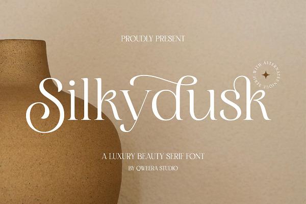 Silkydusk - Luxury Modern Serif Font