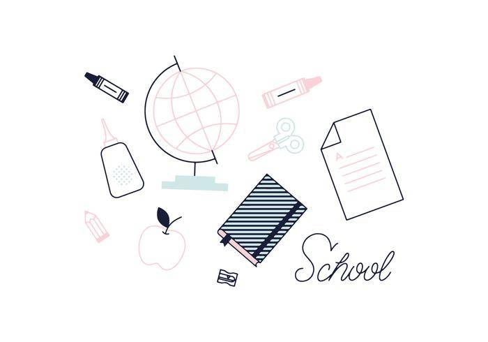 免费学校矢量