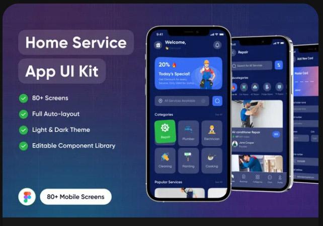 Home Service App Ui Kit