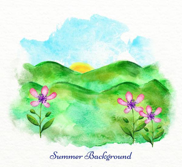 夏季山野风景