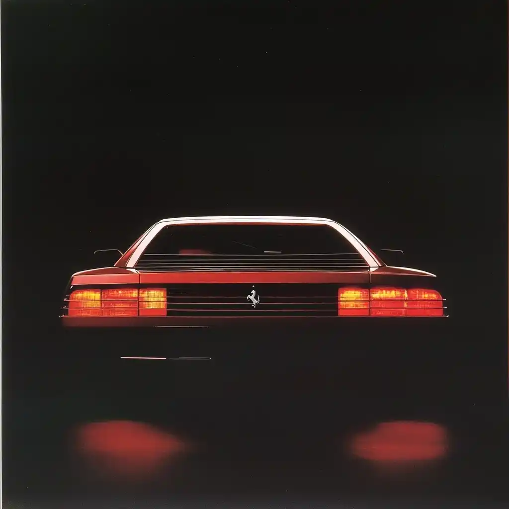 Photo Realistic Ferrari Testarossa Midjourney提示词