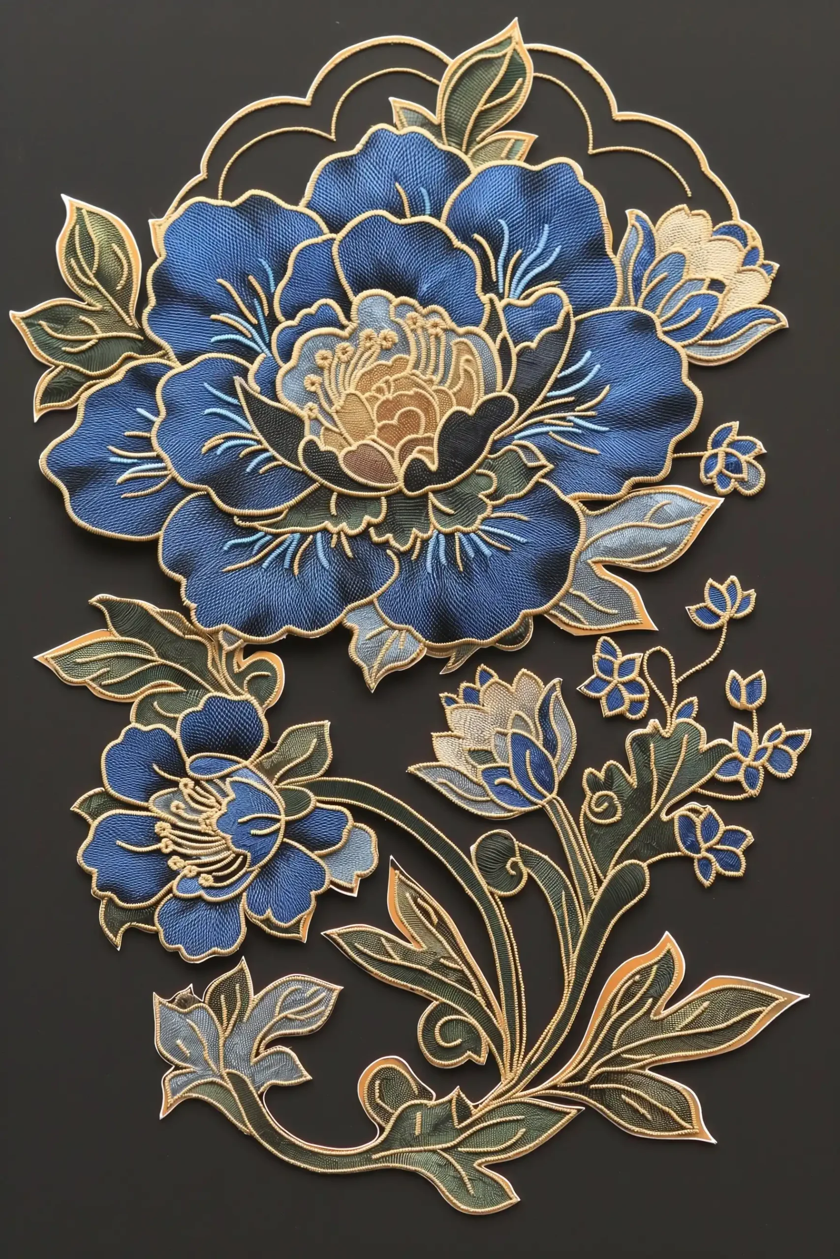 Japanese Floral Sticker Art Midjourney提示词