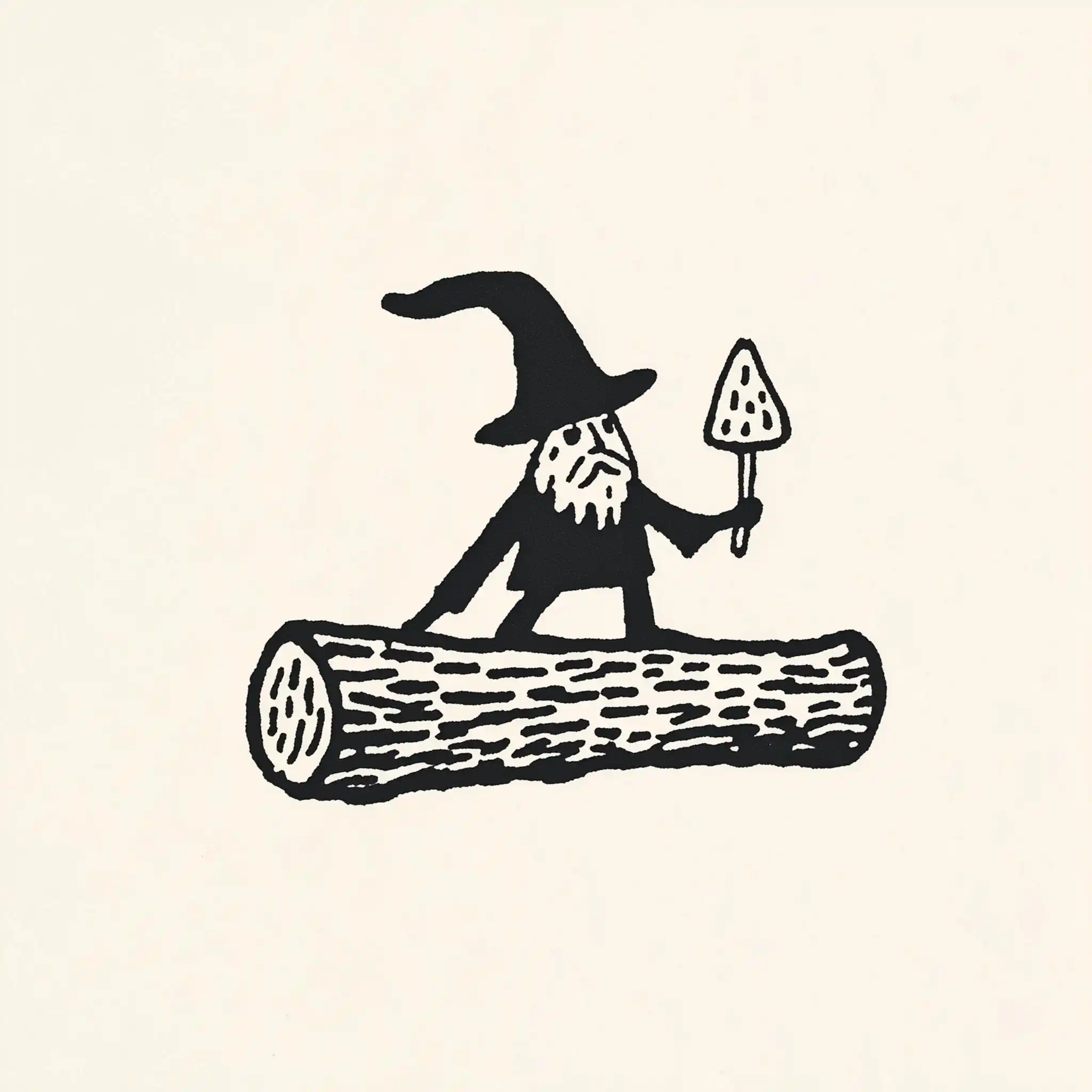 Abstract Wizard Logo Design Midjourney提示词