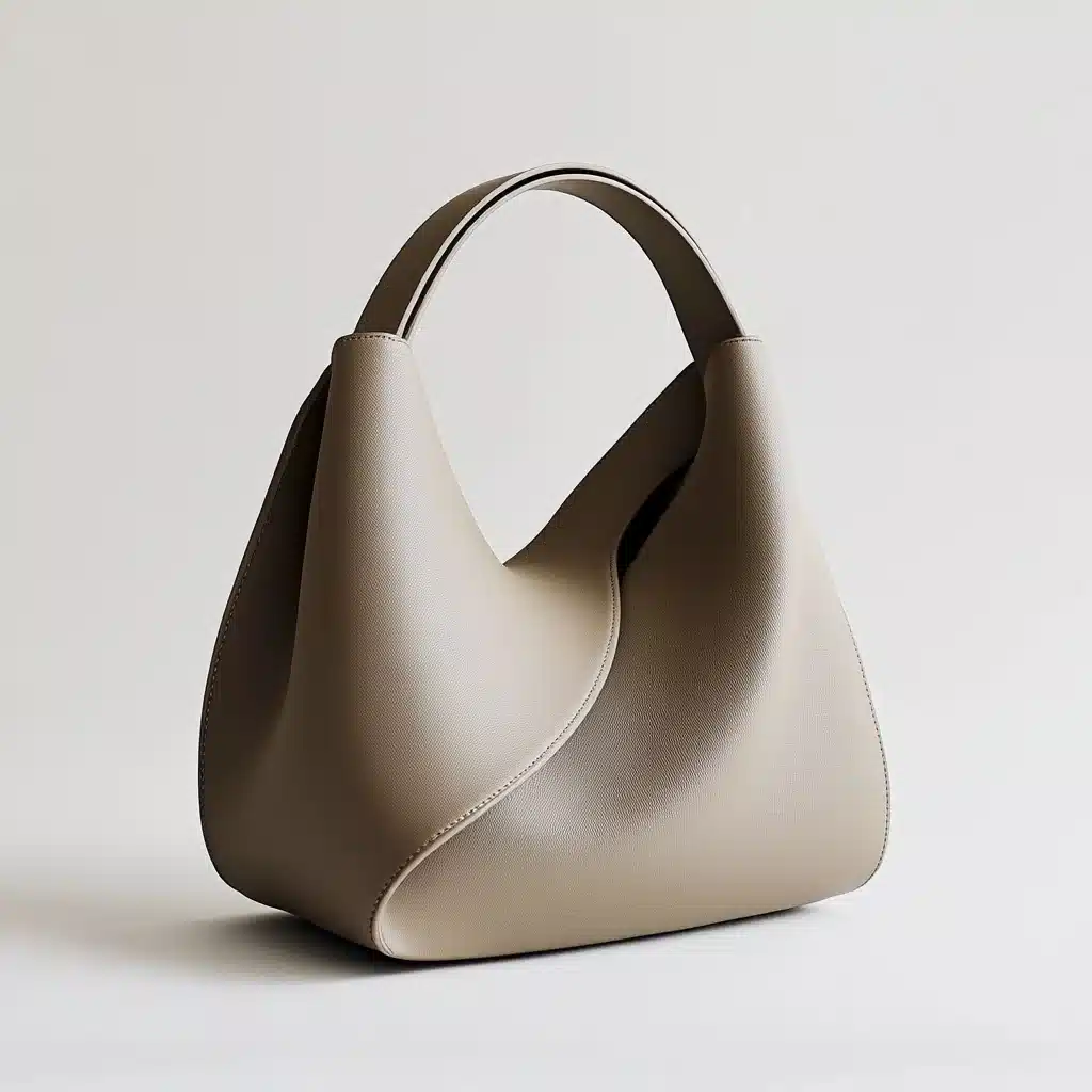 Minimalist Sculptural Handbag Design Midjourney提示词