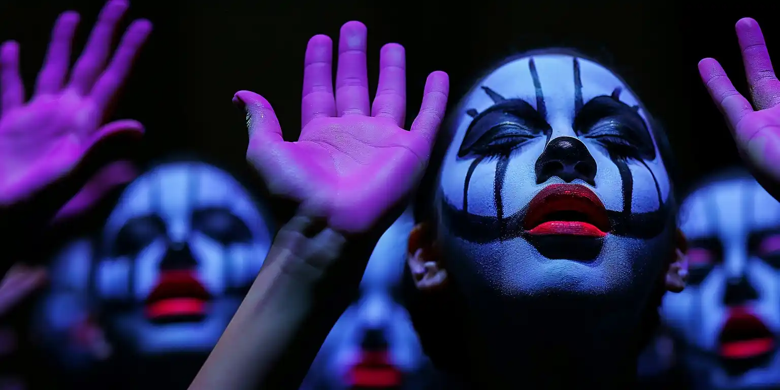 Multi Performers Body Art Chaos Midjourney提示词