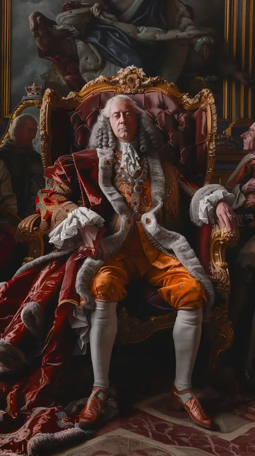 Hyper-Realistic Coronation of Jorge III Midjourney提示词