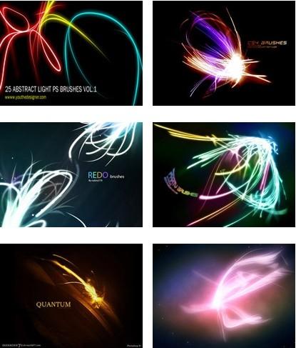 画笔 各种光感画笔笔刷