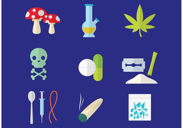 药物矢量图标