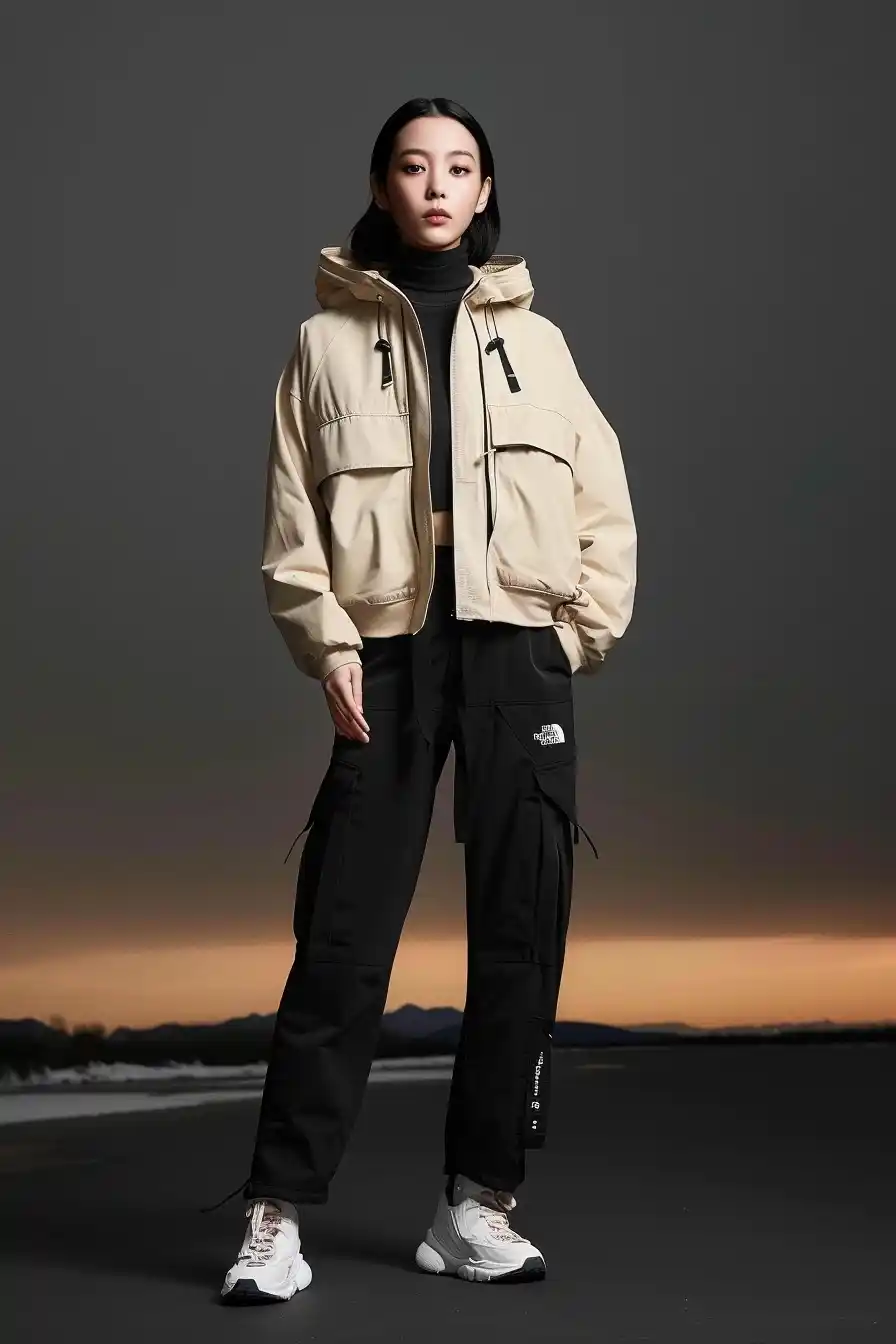 Minimalist North Face Fashion Midjourney提示词