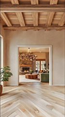 Luxury Home Interior Design with Wood & Herringbone Floor Nano Banana提示词