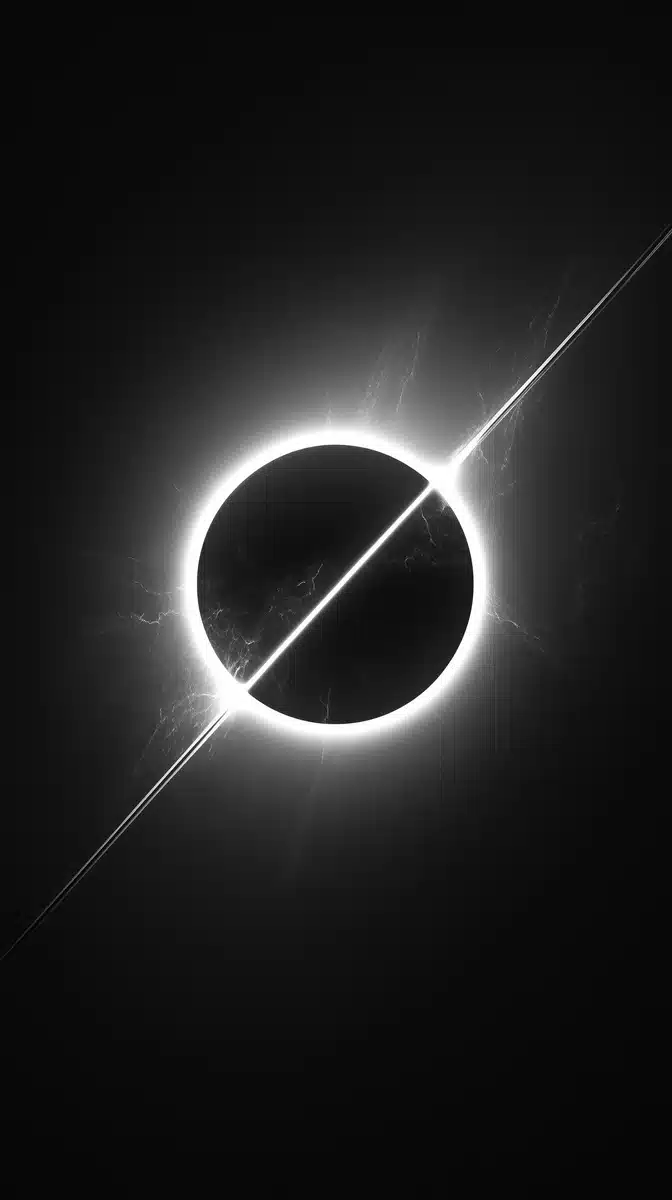 Minimalist Eclipse Design Midjourney提示词