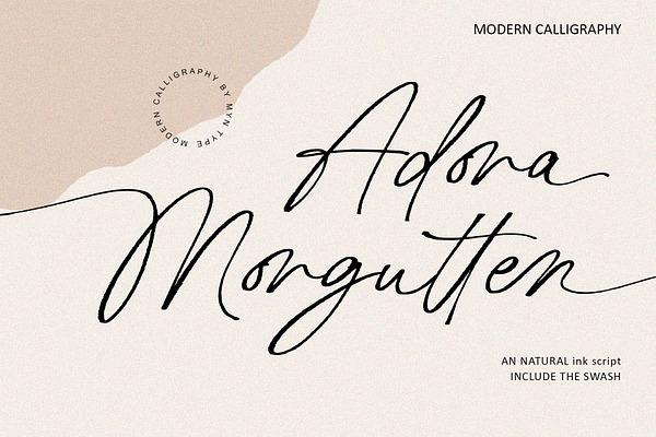Adora Morgutten - Ink Calligraphy