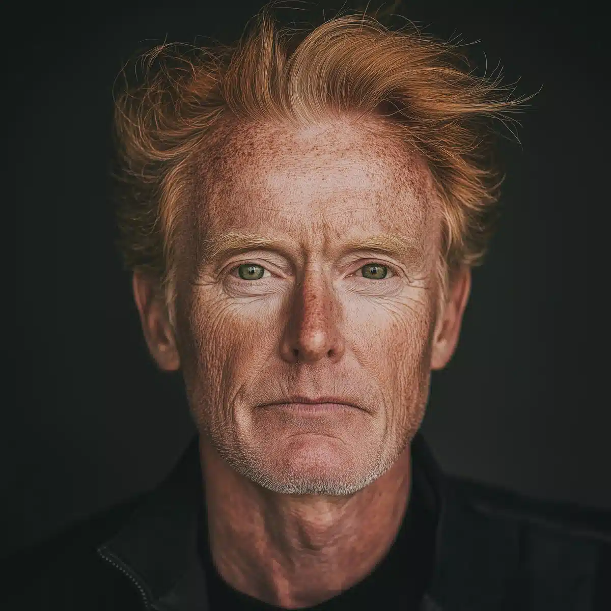Handsome Older Man Portrait Midjourney提示词