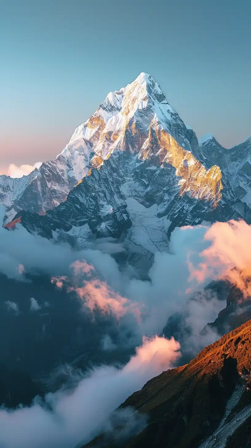 Epic Himalayan Sunrise Midjourney提示词