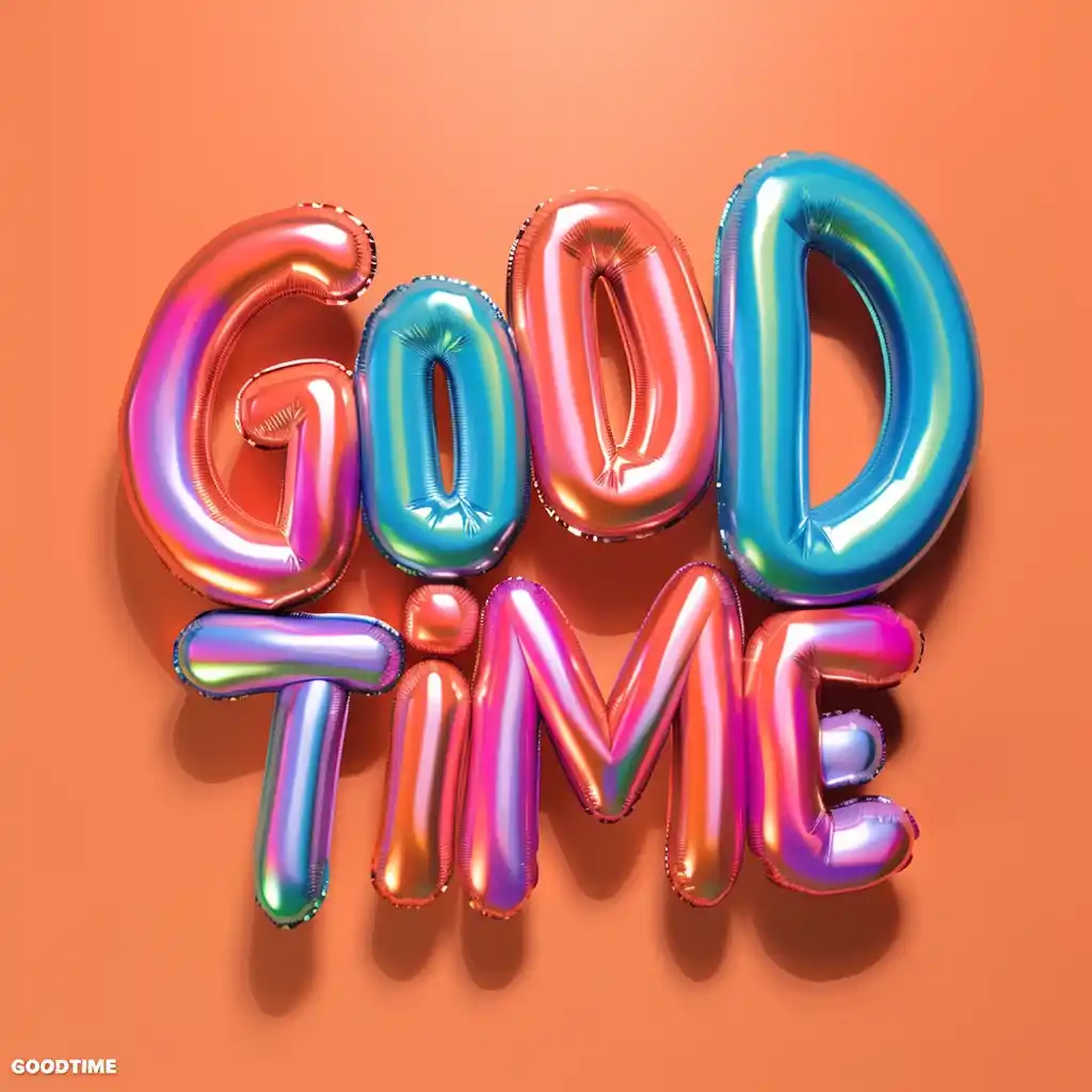 Chromatic Typography Poster Art Midjourney提示词