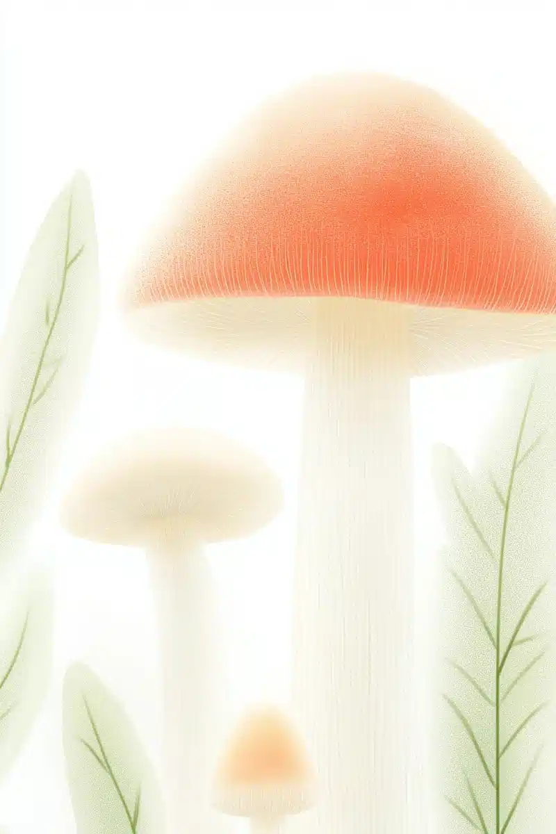 Mushroom Forest Illustration Midjourney提示词