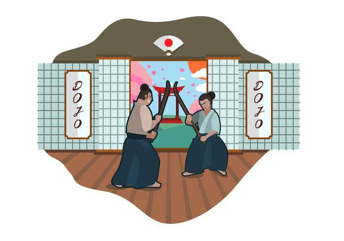 免费的道场矢量图